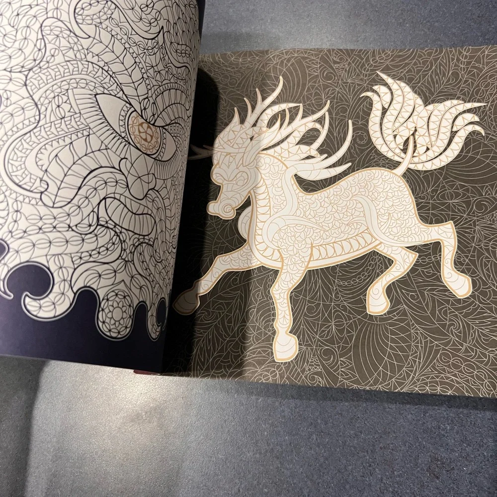 FABULOUS BEASTS: Night and Day Adult Coloring Book NEW - Picture 11 of 14